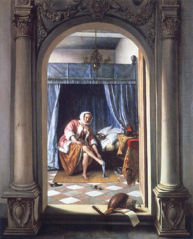 Jan Steen The toilet china oil painting image